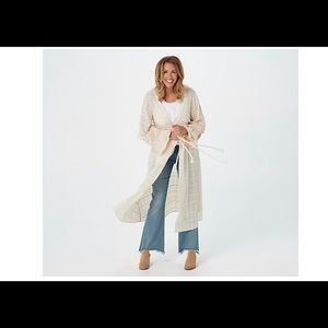 Peace Love World Gauze Duster Sz. XL